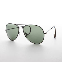 Load image into Gallery viewer, Vintage Aviator Sunglass with Cable Wrap Temple and Glass Lens - Vapor