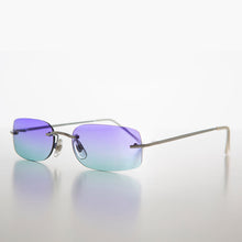 Load image into Gallery viewer, Rimless Rectangular Sunglass Tinted Lens - Vishnu