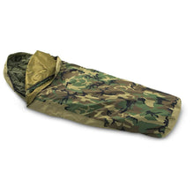 Load image into Gallery viewer, US GI 4 Piece Modular Sleep System (MSS) - Woodland Camo