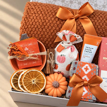 Load image into Gallery viewer, Women's Thanksgiving Gift Basket Fall Comfort Pumpkin