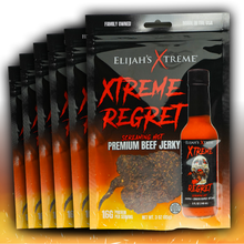 Load image into Gallery viewer, Xtreme Regret Spicy Beef Jerky - 6 bags (1lb)