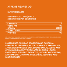 Load image into Gallery viewer, Xtreme Regret Hot Sauce