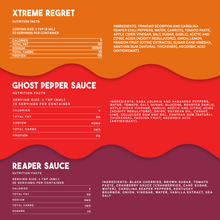 Load image into Gallery viewer, World's Hottest Xtreme Trio Hot Sauce Variety Pack