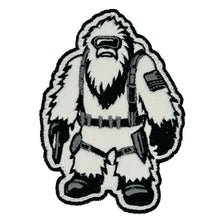 Load image into Gallery viewer, Summit Sentry: Fuzzy Yeti Patch – Conquer the Peaks with Mountain Warfare Style!