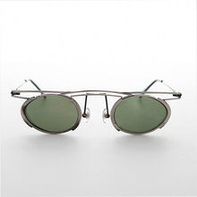 Load image into Gallery viewer, Floating Oval Lens Edwardian Steampunk Vintage Sunglass - Zebulon