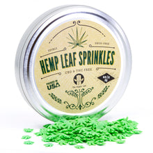 Load image into Gallery viewer, Hemp Leaf Sprinkles (CBD & THC Free)