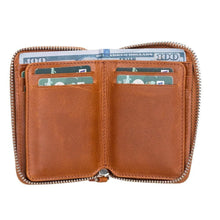 Load image into Gallery viewer, Elvis Leather Zipper Wallet