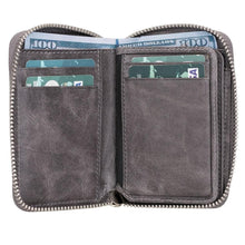 Load image into Gallery viewer, Elvis Leather Zipper Wallet