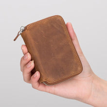 Load image into Gallery viewer, Elvis Leather Zipper Wallet