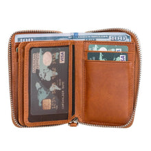 Load image into Gallery viewer, Elvis Leather Zipper Wallet