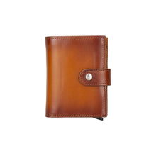 Load image into Gallery viewer, Palertag Zip Mechanical Leather Card Holder with AirTag Slot