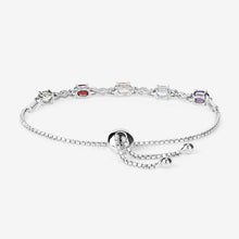 Load image into Gallery viewer, 2.24 Carat Genuine Multi Stone .925 Sterling Silver Bracelet