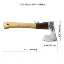 Load image into Gallery viewer, Compact Camping Axe "Skarnulf"