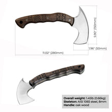 Load image into Gallery viewer, Compact tomahawk "Otokan" with tribal engraving