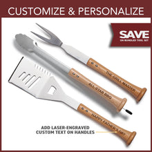 Load image into Gallery viewer, "Triple Play" Grill Set with Customized Handles