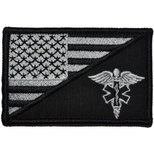 Load image into Gallery viewer, EMT Caduceus Star of Life USA Flag - 2.25x3.5 Patch