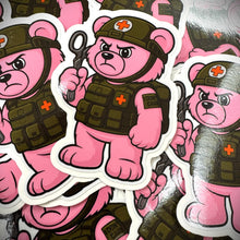 Load image into Gallery viewer, Dead Inside Bear - IDFC BEARS - 3.75" Sticker - Pink