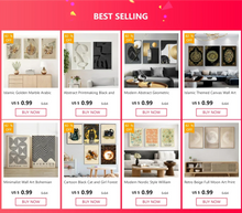 Load image into Gallery viewer, DecorBites™ Abstract Geometric 3-Piece Luxury Canvas Wall Art