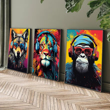 Load image into Gallery viewer, DecorBites™ Animal Headphones Gaming Posters for Teens