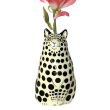 Load image into Gallery viewer, DecorBites™ Cat Polka Dot Resin Flower Bud Vase