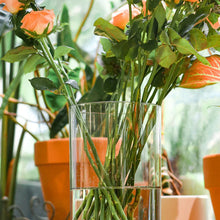 Load image into Gallery viewer, DecorBites™ Clear Acrylic Cylinder Vase for Weddings