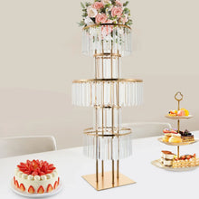 Load image into Gallery viewer, DecorBites™ Elegant 5-Tier Gold Wedding Flower Stand