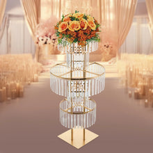 Load image into Gallery viewer, DecorBites™ Elegant 5-Tier Gold Wedding Flower Stand