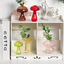 Load image into Gallery viewer, DecorBites™ Glass Mushroom Hydroponic Planter for Home & Garden