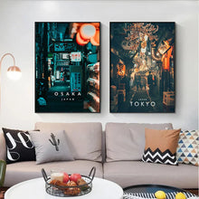 Load image into Gallery viewer, DecorBites™ Japanese City Landscape Canvas Wall Art