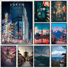 Load image into Gallery viewer, DecorBites™ Japanese City Landscape Canvas Wall Art