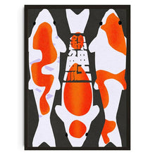 Load image into Gallery viewer, DecorBites™ Japanese Koi Cat Abstract Animals Canvas Wall Art