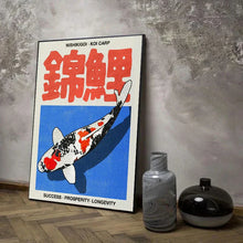 Load image into Gallery viewer, DecorBites™ Japanese Koi Cat Abstract Animals Canvas Wall Art