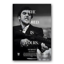 Load image into Gallery viewer, DecorBites™ "Scarface Tony Montana Canvas Wall Art Print"