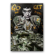 Load image into Gallery viewer, DecorBites™ "Scarface Tony Montana Canvas Wall Art Print"
