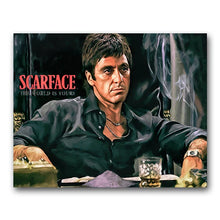 Load image into Gallery viewer, DecorBites™ "Scarface Tony Montana Canvas Wall Art Print"