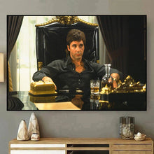 Load image into Gallery viewer, DecorBites™ "Scarface Tony Montana Canvas Wall Art Print"