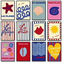 Load image into Gallery viewer, DecorBites™ Summer Vibe Beach Canvas Art Prints