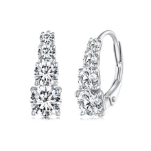 Load image into Gallery viewer, S925 Sterling Silver 0.50 Carat Moissanite Earrings for Women
