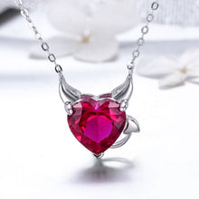 Load image into Gallery viewer, 925 Sterling Silver Necklace with 1.5x1.3 cm Pendant for Women