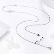 Load image into Gallery viewer, 925 Sterling Silver Necklace 38-45cm with 1.4*2.5cm Pendant for Women