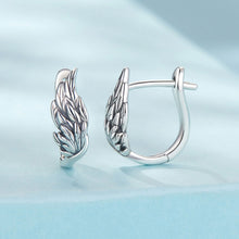 Load image into Gallery viewer, 925 Sterling Silver Earrings with Oxidized Finish, 1.3x0.5cm for Women