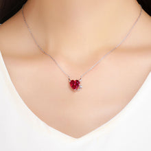 Load image into Gallery viewer, 925 Sterling Silver Necklace with 1.5x1.3 cm Pendant for Women