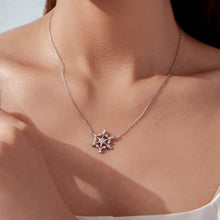 Load image into Gallery viewer, 925 Sterling Silver White Gold Plated 1.8x1.9cm CZ Pendant Necklace for Women