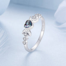 Load image into Gallery viewer, 925 Sterling Silver Ring with Pavé Setting CZ, Size 7.0, Women’s Jewelry