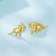 Load image into Gallery viewer, 925 Sterling Silver Earrings with Oxidized Finish, 1.1*1cm & 1.2*0.6cm for Women