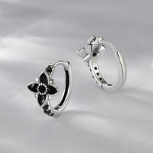 Load image into Gallery viewer, 925 Sterling Silver Enamel and CZ Earrings for Women
