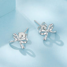 Load image into Gallery viewer, 925 Sterling Silver Plated White Gold Earrings