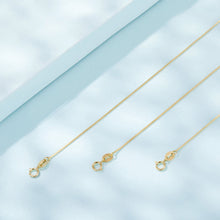 Load image into Gallery viewer, 925 Sterling Silver + Plated White Gold 40cm Necklace