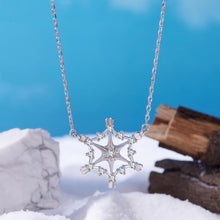Load image into Gallery viewer, 925 Sterling Silver White Gold Plated 1.8x1.9cm CZ Pendant Necklace for Women