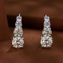 Load image into Gallery viewer, S925 Sterling Silver 0.50 Carat Moissanite Earrings for Women